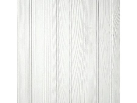 DPI 4 Ft. x 8 Ft. x 3 16 In. Paintable White Beaded Pinetex Wall Paneling on Sale