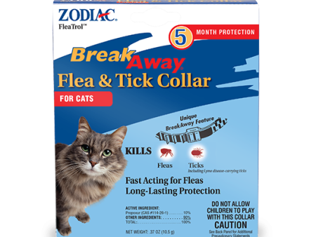 ZODIAC BREAKAWAY FLEA & TICK COLLAR FOR CATS Discount