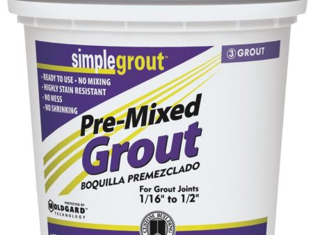 Custom Building Products Simplegrout Quart Haystack Pre-Mixed Tile Grout Online now