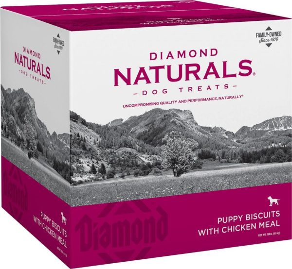 Diamond Naturals Puppy Biscuits with Chicken Meal Dog Treats Online now