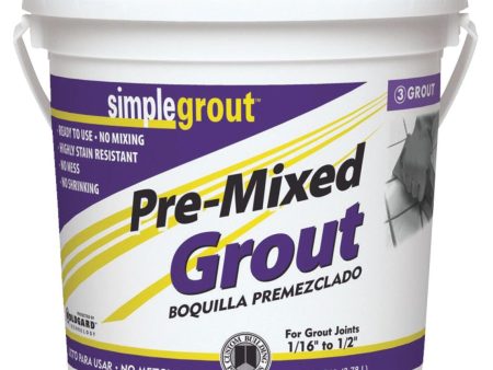 Custom Building Products Simplegrout Gallon Earth Pre-Mixed Tile Grout Hot on Sale