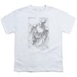 SUPERMAN : EXPLODING SPACE SKETCH S\S YOUTH Cotton 18\1 WHITE XL Online now