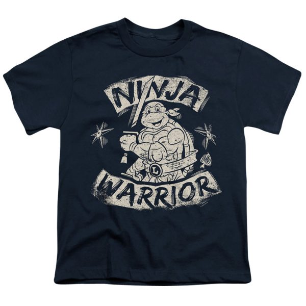 TEENAGE MUTANT NINJA TURTLES : NINJA WARRIOR S\S YOUTH Cotton 18\1 Navy XS For Discount