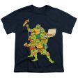 TEENAGE MUTANT NINJA TURTLES : PIZZA PARTY S\S YOUTH Cotton 18\1 Navy LG Cheap