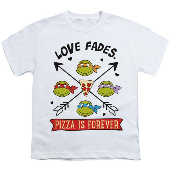 TEENAGE MUTANT NINJA TURTLES : PIZZA IS FOREVER S\S YOUTH Cotton 18\1 White SM Online now