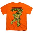 TEENAGE MUTANT NINJA TURTLES : RETRO MIKEY S\S YOUTH Cotton 18\1 Orange XL Online now