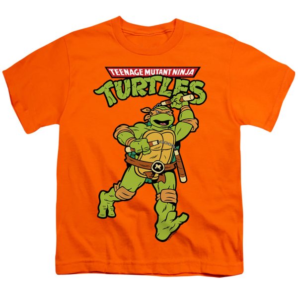 TEENAGE MUTANT NINJA TURTLES : RETRO MIKEY S\S YOUTH Cotton 18\1 Orange XL Online now