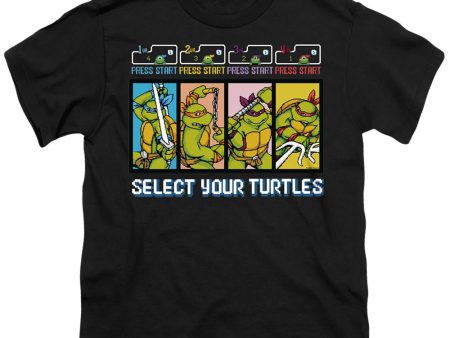 TEENAGE MUTANT NINJA TURTLES : SELECT YOUR TURTLES S\S YOUTH Cotton 18\1 Black XL Sale