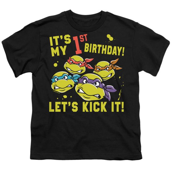 TEENAGE MUTANT NINJA TURTLES : OUTTA MY WAY S\S YOUTH Cotton 18\1 Black SM Online Sale