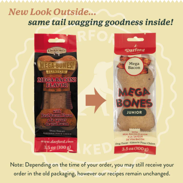 Darford Mega Bones Bacon Flavor Dog Treat For Discount