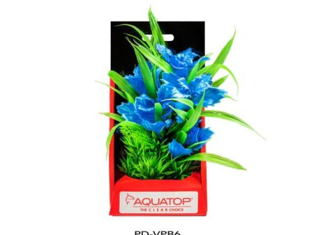 Aquatop Vibrant Garden Blue Plant For Cheap