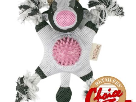 Territory Cow 2-in-1 Dog Toy For Discount